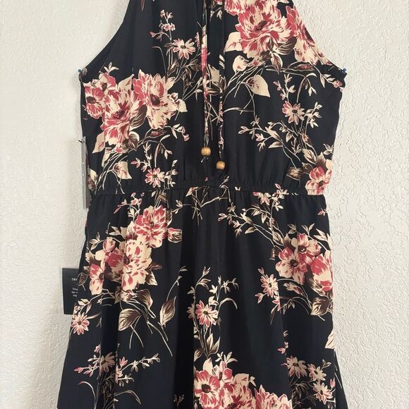 Lulus Feel the Music Blue Floral Print Maxi Dress, Full-Length Small Prom Easter - Picture 9 of 13